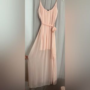 Forever 21 Blush Pink Maxi Dress